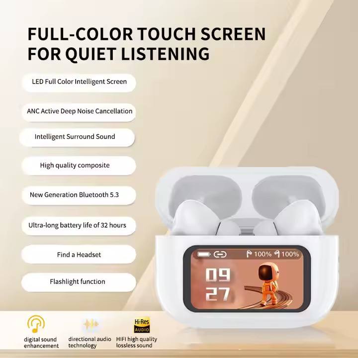 AUDIFONOS CON PANTALLA DIGITAL. TIENDA NILDA'S HOPI(ECUADOR).