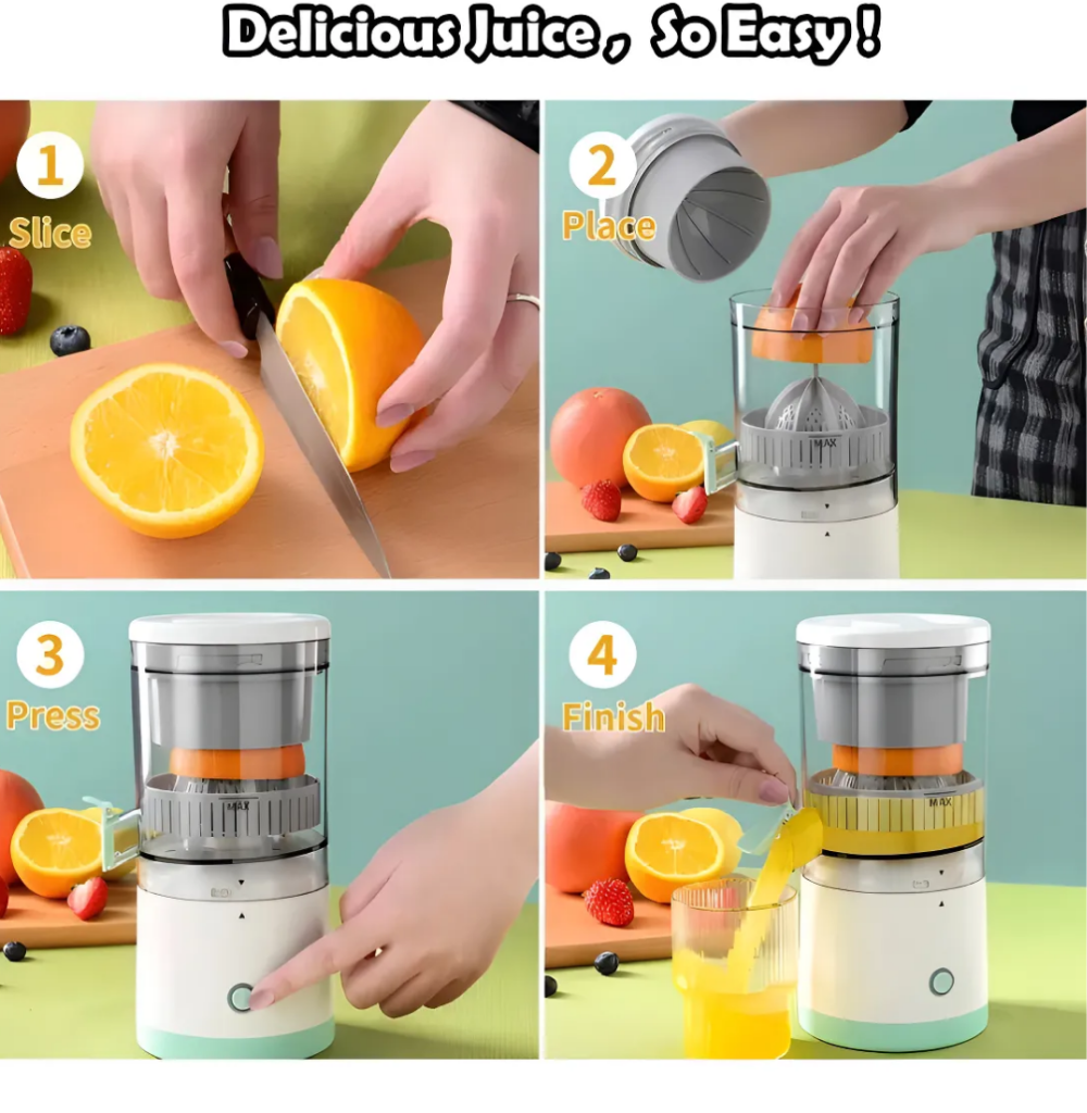 Extractor de Jugo Eléctrico - Recargable. TIENDA NILDA'S HOPI ( ECUADOR).