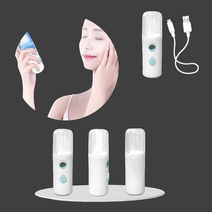 MINI VAPORIZADOR FACIAL PORTABLE. TIENDA NILDA'S HOPI ( ECUADOR).